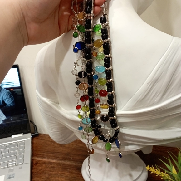 ♥️ Glass Beads Waist Belt - Picture 8 of 12